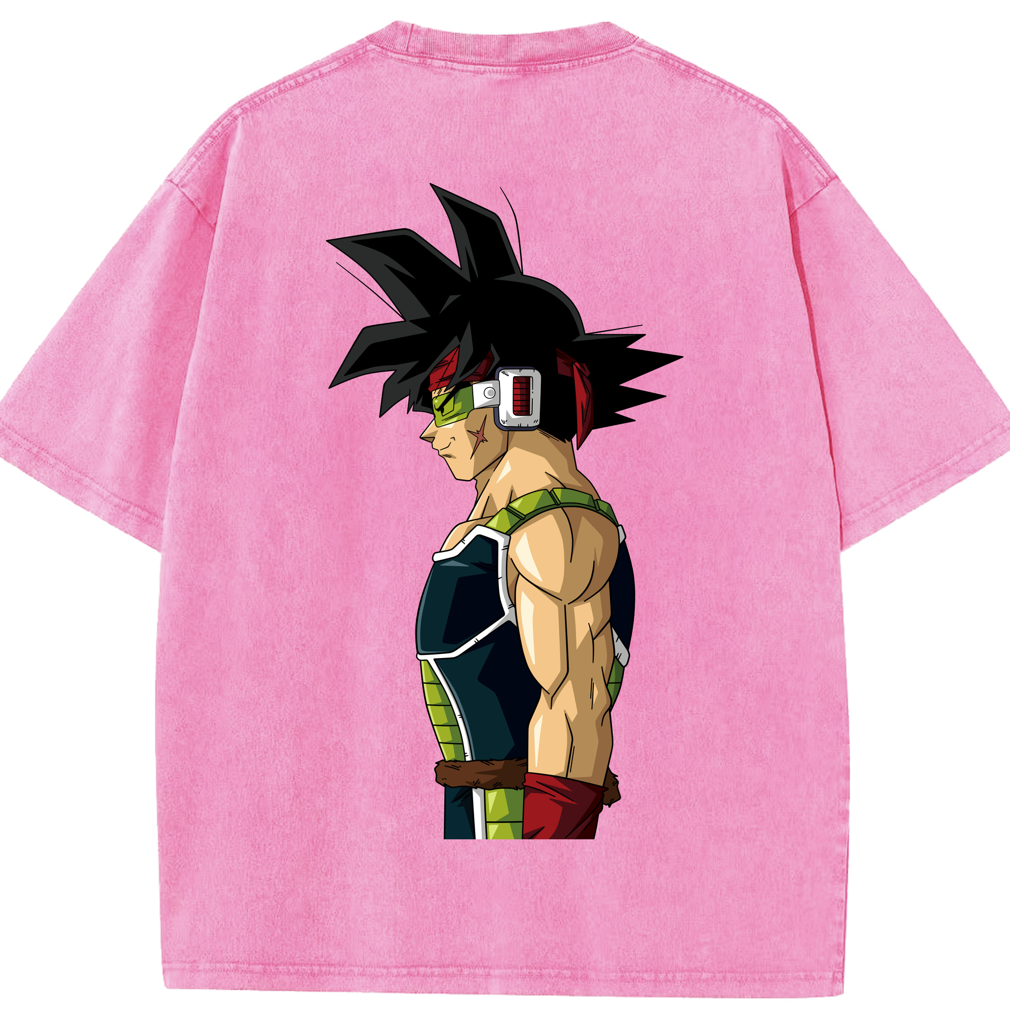 （画像用） ドラゴンボール バーダック DRAGON BALL Burdock 綿100% ヴィンテージ風 半袖Tシャツ（背面プリント）